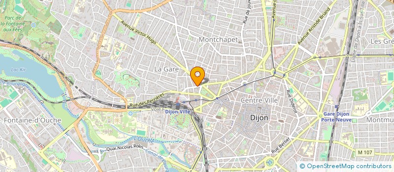 localisation de l'entreprise SCI LA CHARME à DIJON
