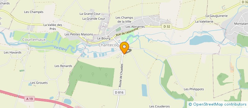 localisation de l'entreprise SCI LA CHARMEE  CHANTECOQ