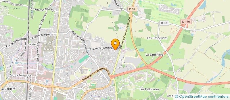 localisation de l'entreprise SCI LA CHARMELLERIE à LES SABLES D'OLONNE