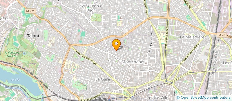 localisation de l'entreprise SCI LA CHARMETTE à DIJON