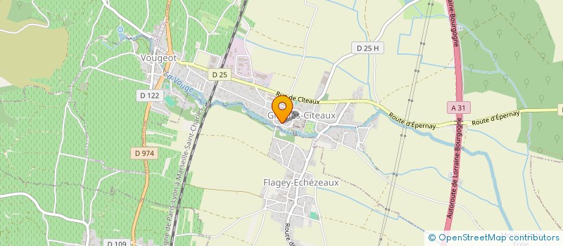 localisation de l'entreprise SCI LA CHARMETTE  GILLY-LES-CITEAUX