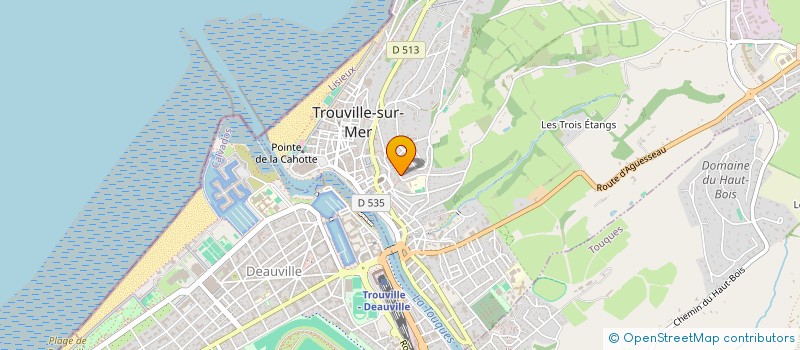 localisation de l'entreprise SCI LA CHARMETTE à TROUVILLE-SUR-MER
