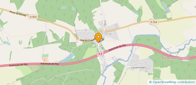 localisation de l'entreprise SCI LA CHARMILLE  LES ETANGS