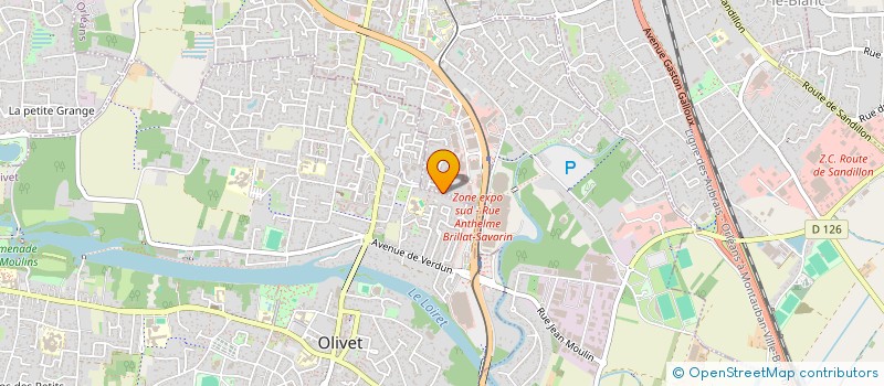 localisation de l'entreprise SCI LA CHARMILLE à OLIVET