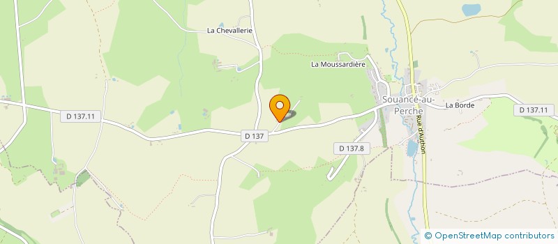 localisation de l'entreprise SCI LA CHARMOIS à SOUANCE-AU-PERCHE