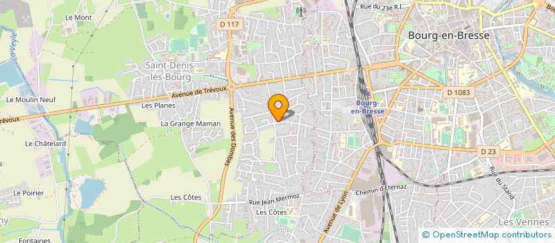 localisation de l'entreprise SCI LA CHARNAILLE à SAINT-DENIS-LES-BOURG