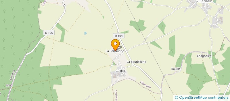 localisation de l'entreprise SCI LA CHARRIERE  VILLEMAIN