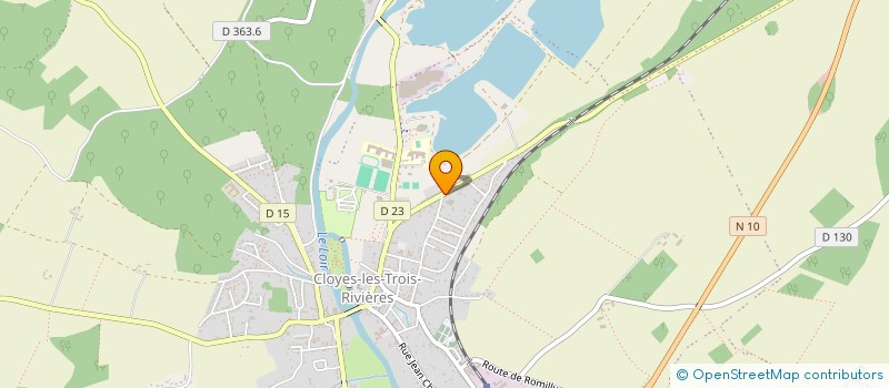 localisation de l'entreprise SCI LA CHARRIERE MSPJ 28 à CLOYES-LES-TROIS-RIVIERES