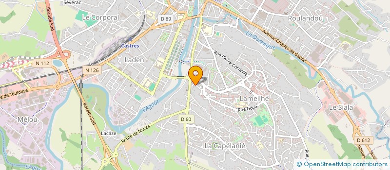 localisation de l'entreprise SCI LA CHARTREUSE  CASTRES