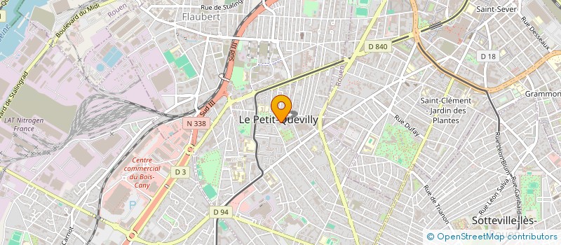 localisation de l'entreprise SCI LA CHARTREUSE à LE PETIT-QUEVILLY