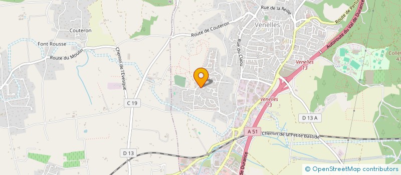 localisation de l'entreprise SCI LA CHARTREUSE  VENELLES