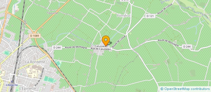 localisation de l'entreprise SCI LA CHARTREUSE BENEDIGUE  POMEROL