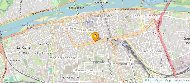 localisation de l'entreprise SCI LA CHARTRIE  TOURS