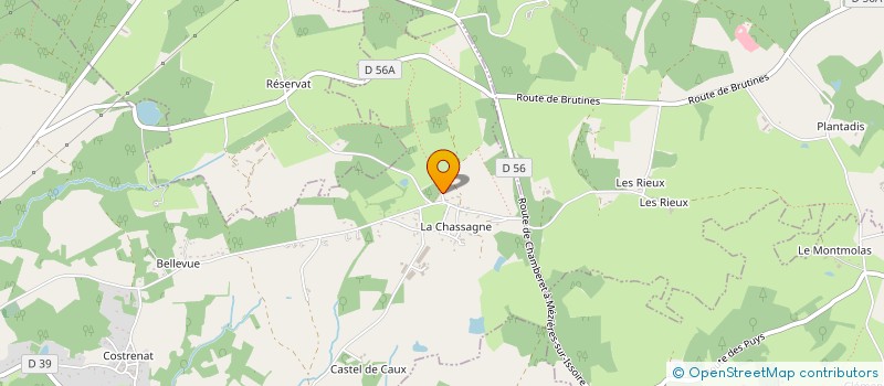 localisation de l'entreprise SCI LA CHASSAGNE  SAINT-PRIEST-TAURION