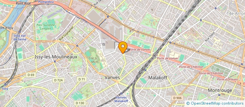 localisation de l'entreprise SCI LA CHASSAGNE  VANVES