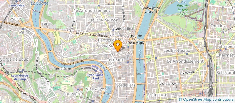 localisation de l'entreprise SCI LA CHASSAYGNE  LYON