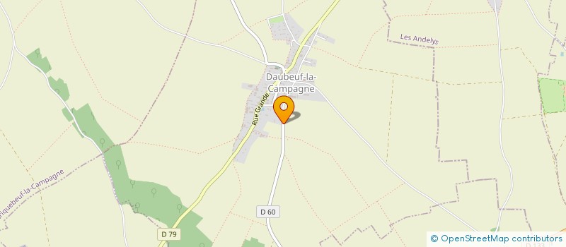 localisation de l'entreprise SCI LA CHASSE AU TEMPS  DAUBEUF-LA-CAMPAGNE