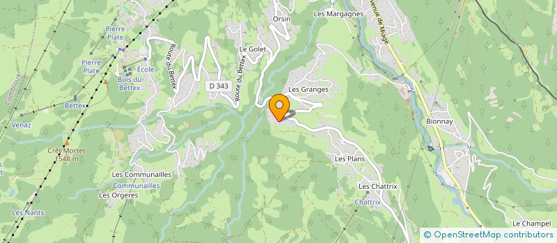 localisation de l'entreprise SCI LA CHAT  SAINT-GERVAIS-LES-BAINS