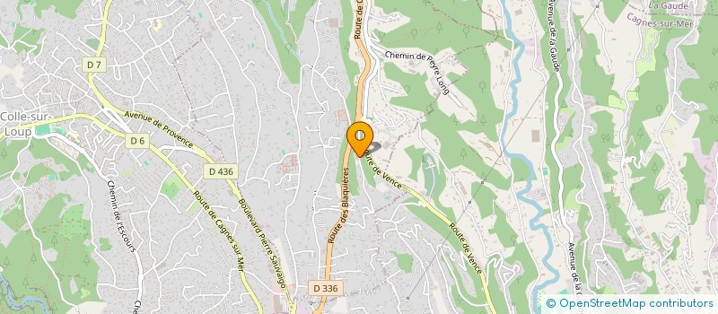 localisation de l'entreprise SCI LA CHATAIGNE à SAINT-PAUL-DE-VENCE