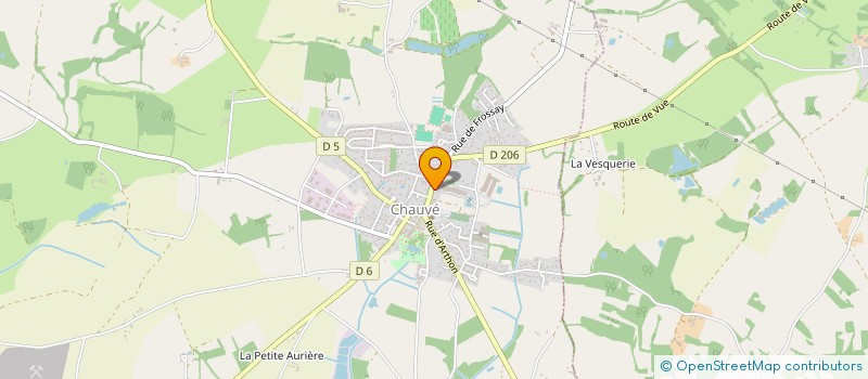 localisation de l'entreprise SCI LA CHATAIGNERAIE  CHAUVE