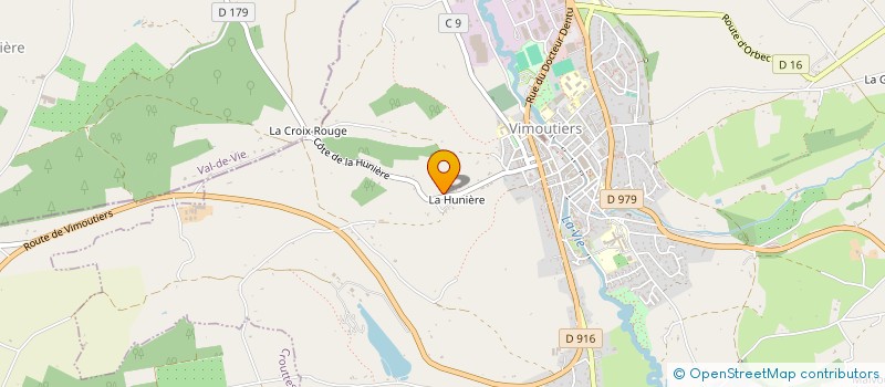 localisation de l'entreprise SCI LA CHATAIGNERAIE à VIMOUTIERS