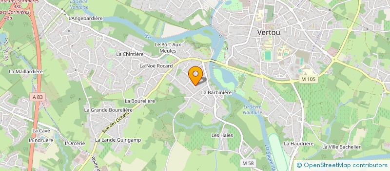 localisation de l'entreprise SCI LA CHATAIGNERAIE  VERTOU