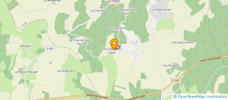 localisation de l'entreprise SCI LA CHATAIGNERAIE  PARLY