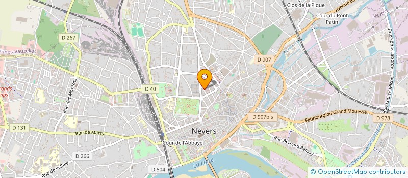 localisation de l'entreprise SCI LA CHATAIGNERAIE à NEVERS