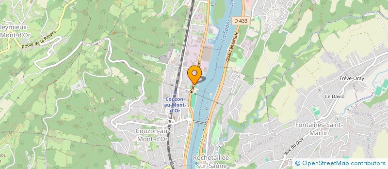 localisation de l'entreprise SCI LA CHATAIGNIERE III  COUZON-AU-MONT-D'OR