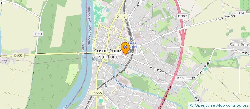 localisation de l'entreprise SCI LA CHATELLERIE à COSNE-COURS-SUR-LOIRE