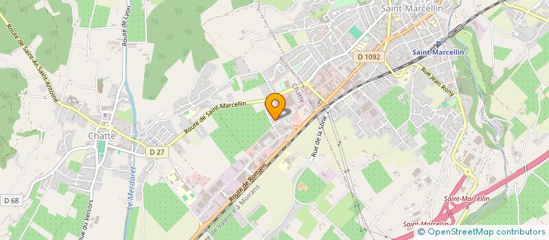 localisation de l'entreprise SCI LA CHATTOISE  CHATTE