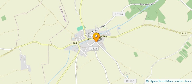 localisation de l'entreprise SCI LA CHAUME à LAONS