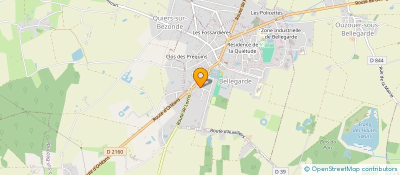 localisation de l'entreprise SCI LA CHAUME à BELLEGARDE