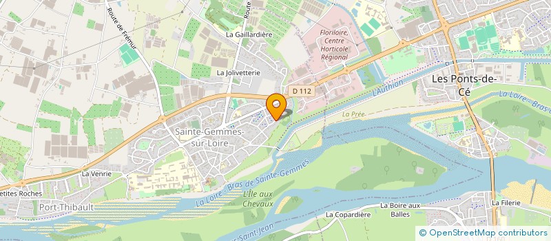 localisation de l'entreprise SCI LA CHAUME  SAINTE-GEMMES-SUR-LOIRE