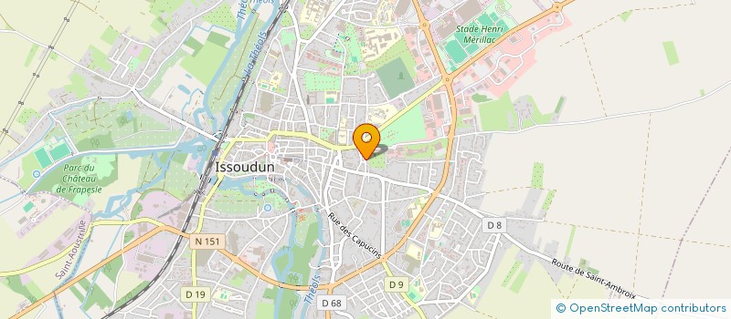 localisation de l'entreprise SCI LA CHAUME à ISSOUDUN