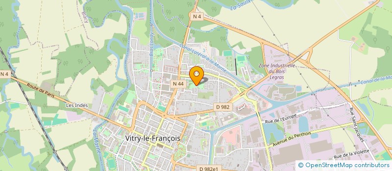 localisation de l'entreprise SCI LA CHAUME à VITRY-LE-FRANCOIS