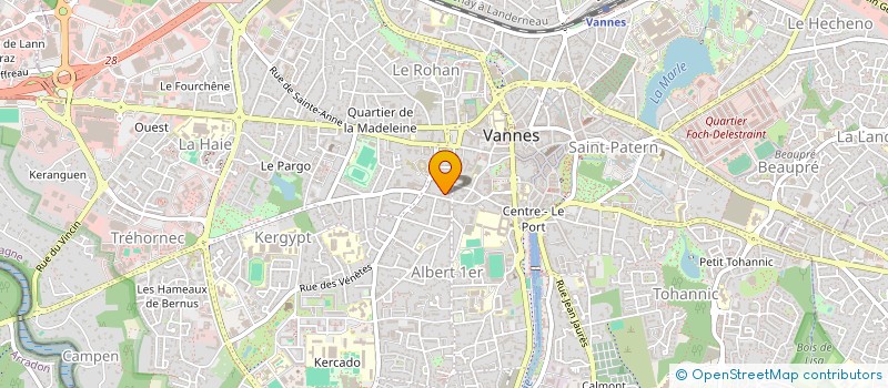 localisation de l'entreprise SCI LA CHAUMETTE à VANNES