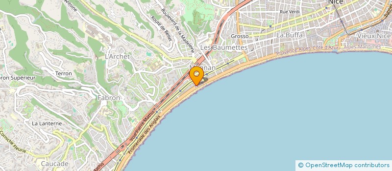 localisation de l'entreprise SCI LA CHAUMIERE à NICE