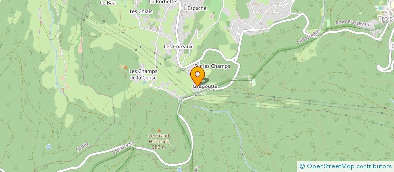 localisation de l'entreprise SCI LA CHAUMIERE  LABAROCHE