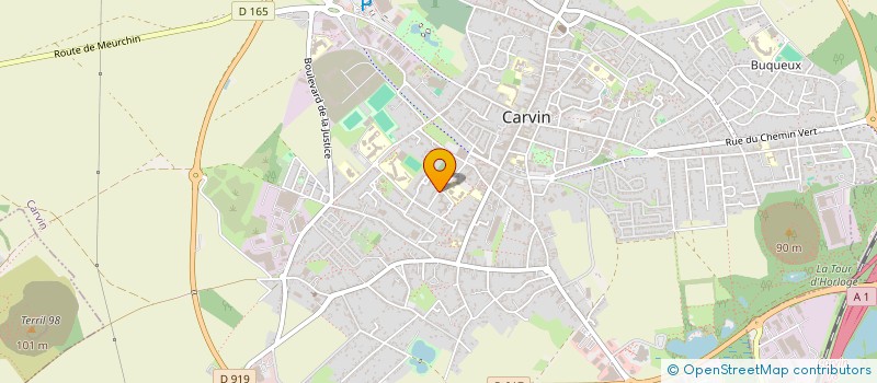 localisation de l'entreprise SCI LA CHAUMIERE  CARVIN