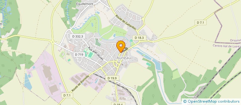 localisation de l'entreprise SCI LA CHAUMIERE à AUNEAU-BLEURY-SAINT-SYMPHORIEN