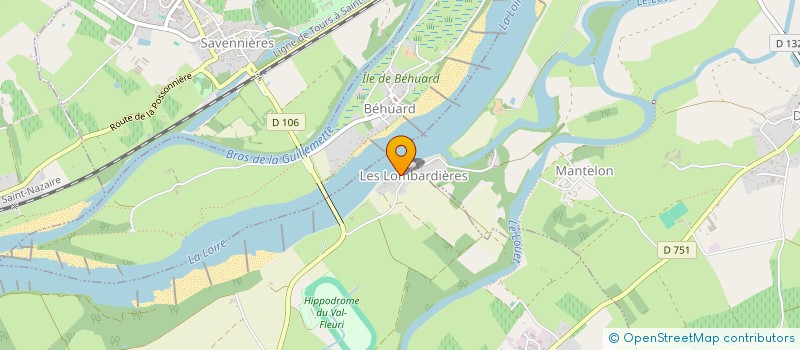 localisation de l'entreprise SCI LA CHAUMIERE  ROCHEFORT-SUR-LOIRE