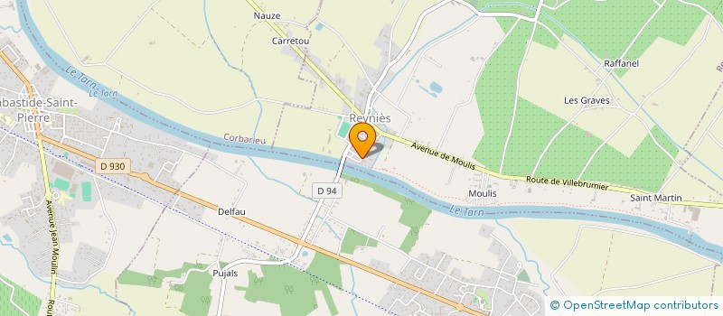 localisation de l'entreprise SCI LA CHAUMIERE  REYNIES