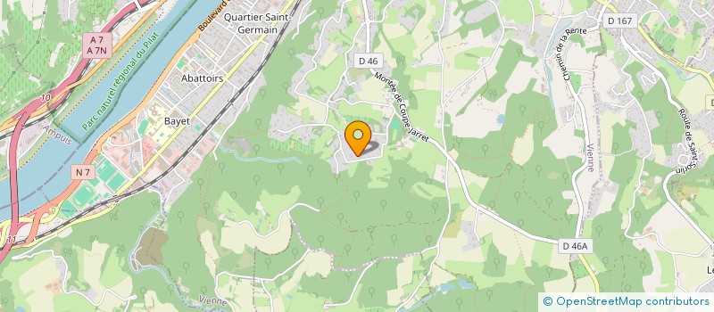 localisation de l'entreprise SCI LA CHAUMIERE  VIENNE