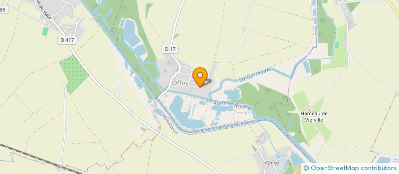 localisation de l'entreprise SCI LA CHAUMINE  OFFOY