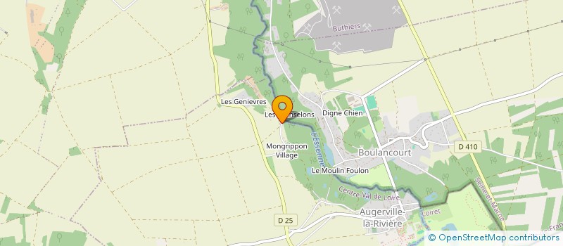 localisation de l'entreprise SCI LA CHAUMONTINE à AUGERVILLE-LA-RIVIERE
