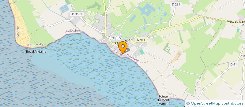 localisation de l'entreprise SCI LA CHAUMONTOISE  GENETS