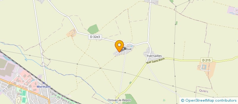 localisation de l'entreprise SCI LA CHAUSSEE à AUBEPIERRE-OZOUER-LE-REPOS