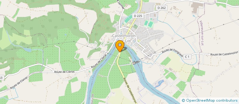 localisation de l'entreprise SCI LA CHAUSSEE  LE TEMPLE-SUR-LOT