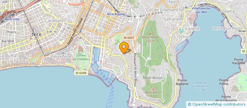 localisation de l'entreprise SCI LA CHAUSSIONNIERE à NICE